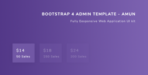 Bootstrap 4 Admin Template - 后台管理模板-蟹程序
