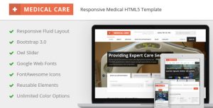Medical Care - 响应式医疗HTML5模板 - v1.3-蟹程序