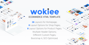 Wokiee - 电商 HTML 模板-蟹程序