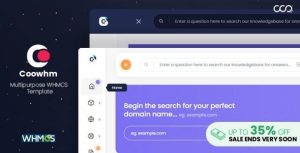COOWHM  - 虚拟主机IDC运营商WHMCS模板 - v2.9-蟹程序