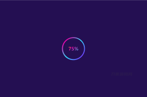 2022-11-03渐变闪亮预加载HTML动画源码-蟹程序