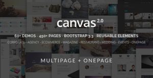 Canvas - 多用途自适应企业网站HTML模板 - v6.6.5-蟹程序