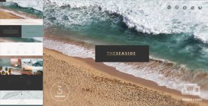 Seaside - 创意单页旅游酒店网站HTML模板-蟹程序