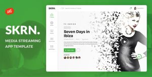 SKRN - 流媒体APP应用程序WordPress模板 - v5.9-蟹程序