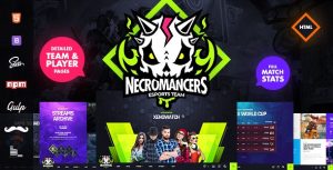 Necromancers - 电子竞技团队游戏网站HTML模板 - v1.5.1-蟹程序
