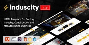 Induscity - 工程机械船舶航空企业WordPress模板 - v1.3.6-蟹程序