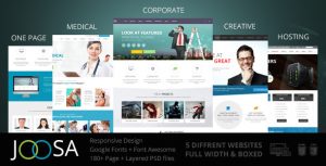 Joosa -自适应多用途企业网站HTML模板-蟹程序