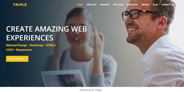 Triple – 多用途HTML5模板-蟹程序