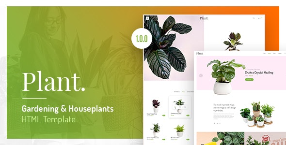 Plant – 园艺室内植物HTML模板-蟹程序