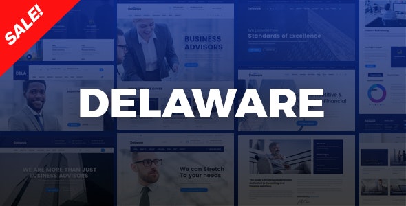 Delaware – 咨询企业公司HTML模板-蟹程序