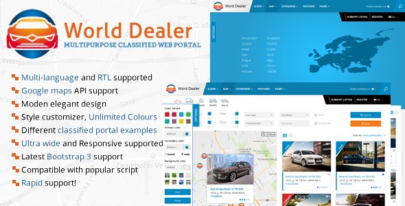 Car Dealer – 汽车经销商目录HTML模板 – v1.13-蟹程序