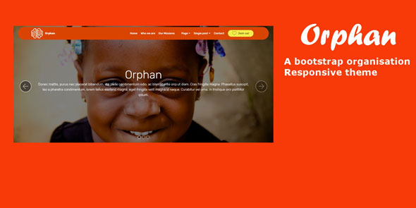 Orphan – Bootstrap 儿童公益模板[失效]-蟹程序