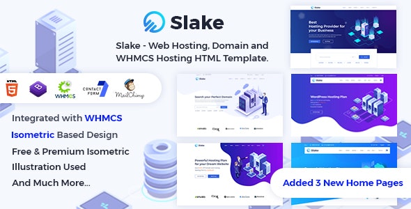 Slake – 虚拟主机WHMCS模板 – v2.0-蟹程序