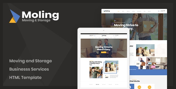 Moling – 移动云盘存储服务HTML模板-蟹程序