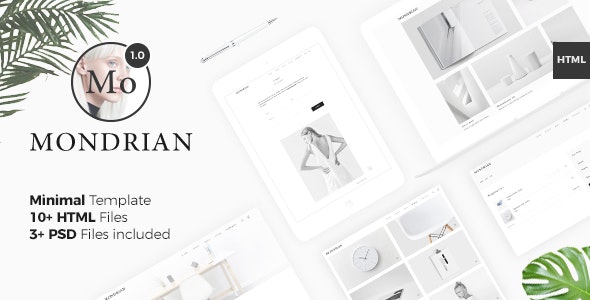 Mondrian VI – 迷你轻型产品展示HTML网站模板 – v1.0.1-蟹程序