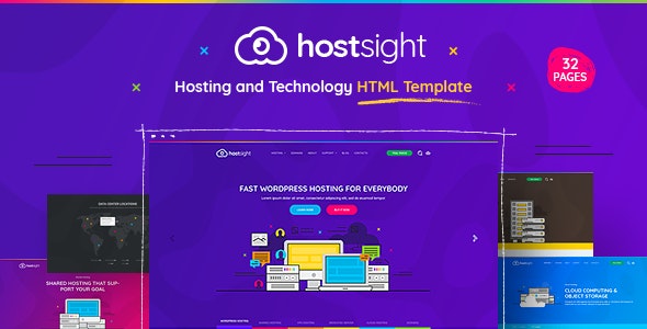 HostSite – 主机托管信息技术HTML模板-蟹程序