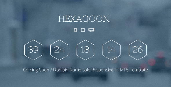 Hexagoon – 即将推出/域名销售模板-蟹程序