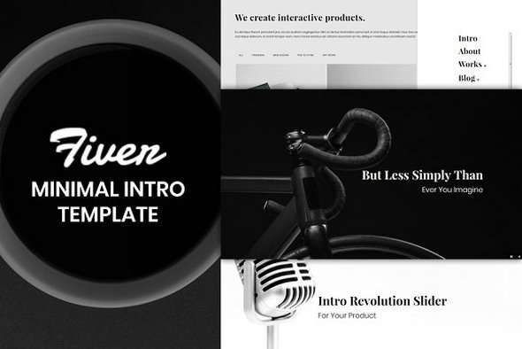 Fiver Html5 Intro + 多用途HTML模板-蟹程序