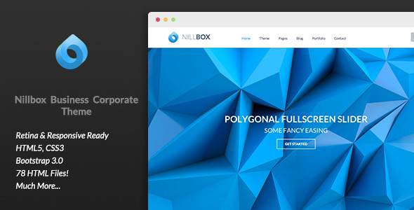 Nillbox 商务企业视差 HTML5+CSS3+DIV静态网站模板-蟹程序