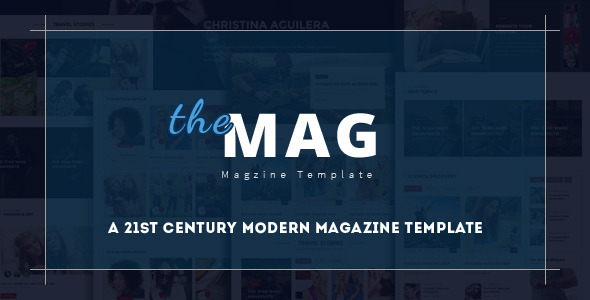 TheMag 新闻杂志 HTML5模板-蟹程序