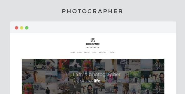 Photographer v1.3 – 摄影师HTML模板-蟹程序