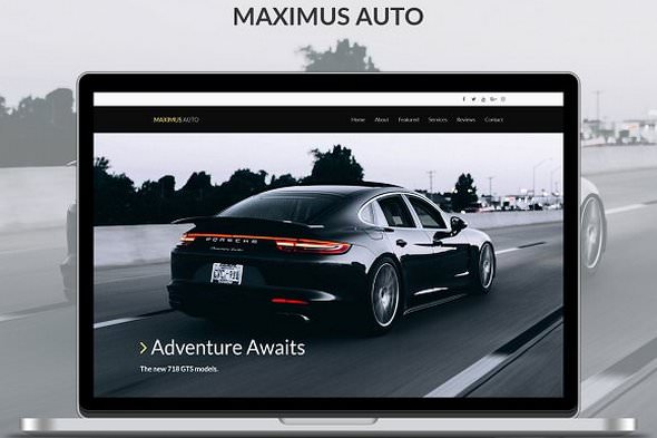 Maximus – 响应式汽车HTML模板-蟹程序