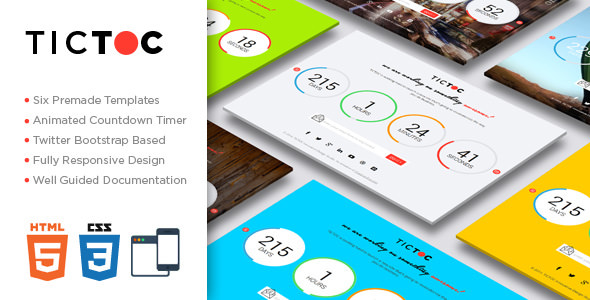 TICTOC – 倒计时HTML模板 – v1.2[失效]-蟹程序