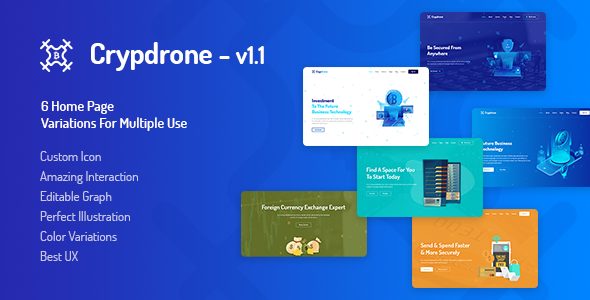 Crypdrone – 加密货币WHMCS模板 – v1.1-蟹程序