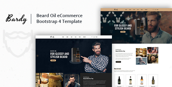 Bardy – 电子商务Bootstrap 4模板-蟹程序