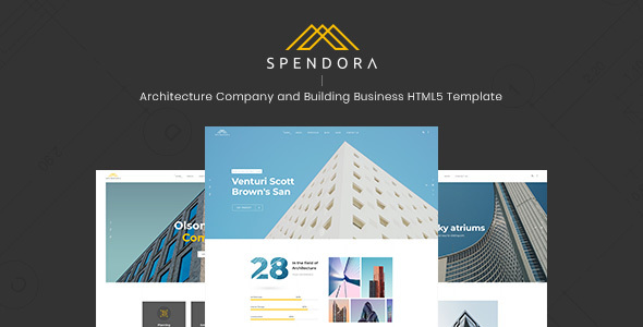 Spendora – 建筑业务HTML模板-蟹程序