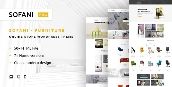 Sofani – 家具商店HTML5模板-蟹程序