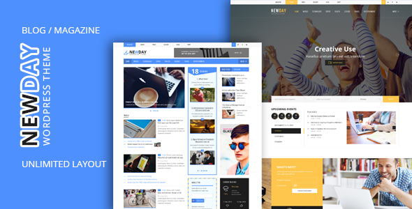 Newday – 多用途Html5模板-蟹程序
