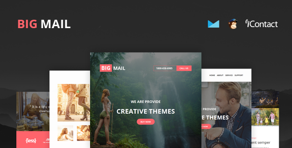 Big Mail – 响应式电子邮件HTML5模板-蟹程序