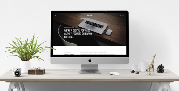 Belton – 轻型黑白HTML5模板-蟹程序