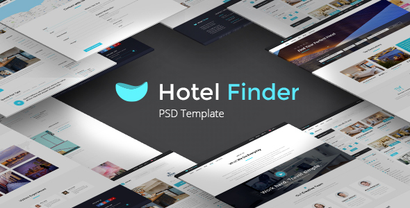 Hotel Finder v1.1 – 酒店在线预订HTML网站模板-蟹程序