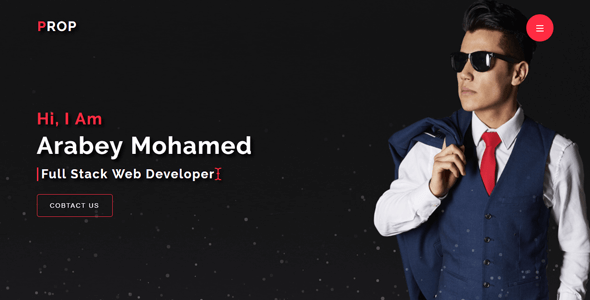 Prop – 作品展示HTML模板-蟹程序