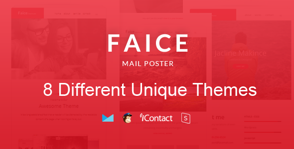 Faice Mail – 独特电子邮件Themebuilder模板-蟹程序