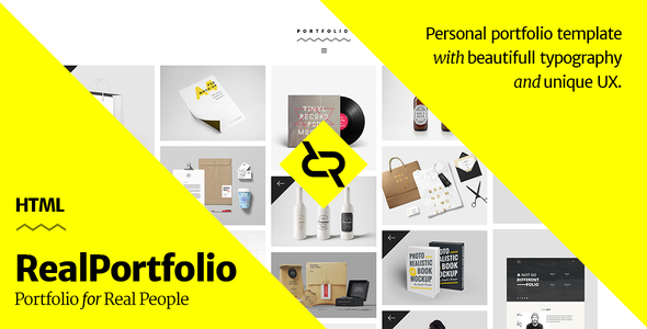 RealPortfolio 专业作品展示 html模板-蟹程序