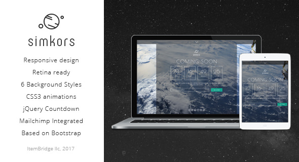 SimKors – 即将推出/网站维护HTML模板-蟹程序