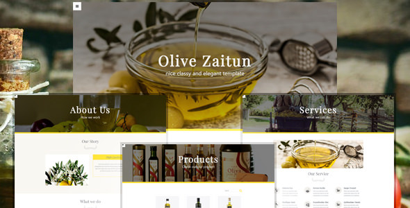 Olive Zaitun v1.0 – 响应式HTML模板-蟹程序