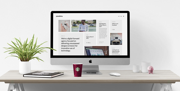 Pasadena – 独特响应式HTML5主题-蟹程序