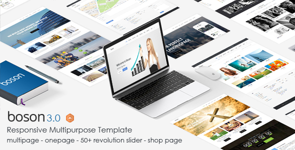 Boson – 商业 Bootstrap HTML5模板-蟹程序