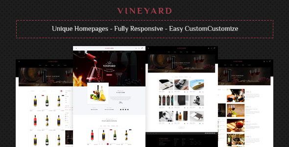 Vine Yard – 红酒饮料HTML模板-蟹程序