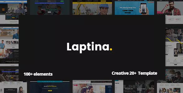 Laptina – 创意多用途HTML模板-蟹程序