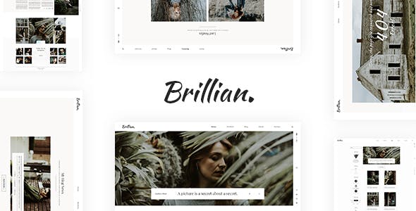 BRILLIAN – 摄影博客HTML模板-蟹程序