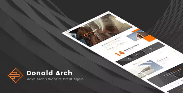 Donald Arch – 响应式建筑设计HTML5模板-蟹程序