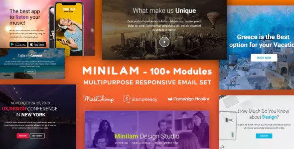 Minilam – Email邮件营销模板-蟹程序