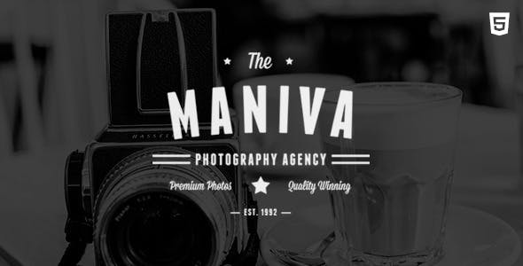 Maniva – 摄影机构HTML模板-蟹程序
