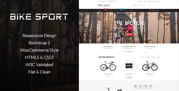 Bike Shop – 自行车商店HTML模板-蟹程序