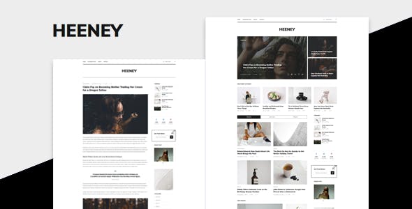 Heeney – 现代博客HTML5模板-蟹程序